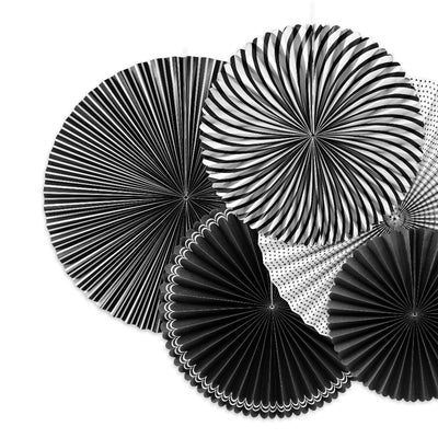 Black & White Decorative Rosettes