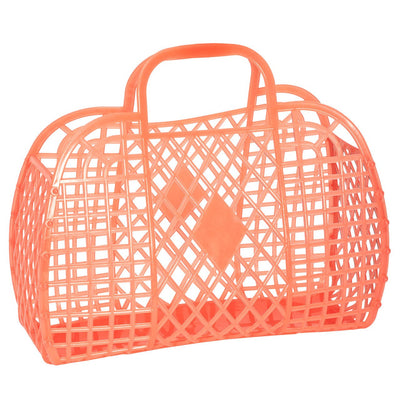 Retro Basket (Large) Neon Orange