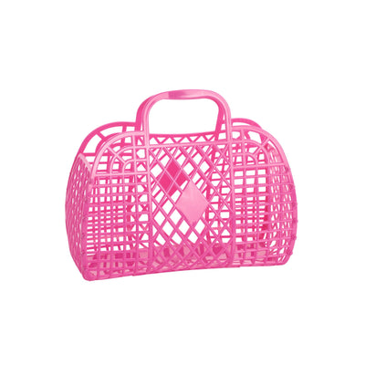 Retro basket - Small Berry Pink