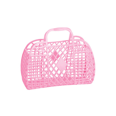 Retro basket - Small Bubblegum Pink