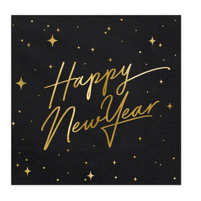 Happy New Year Napkins Set of 20