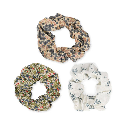 Scrunchies Clochette/Bleu/Jardin Set of 3
