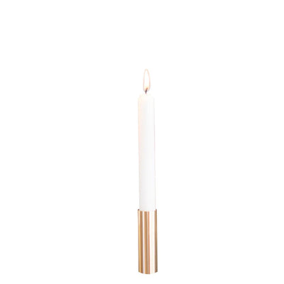 Slim Light Candle Holder Brass - 10cm