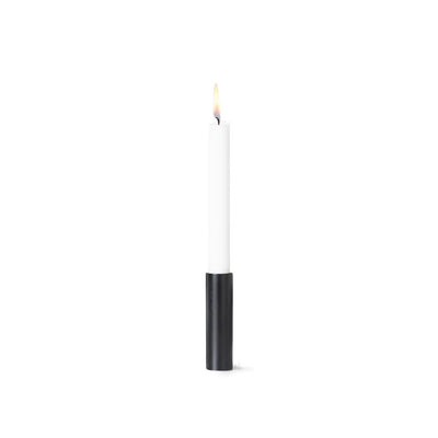 Slim Light Candlestick Black - 10cm