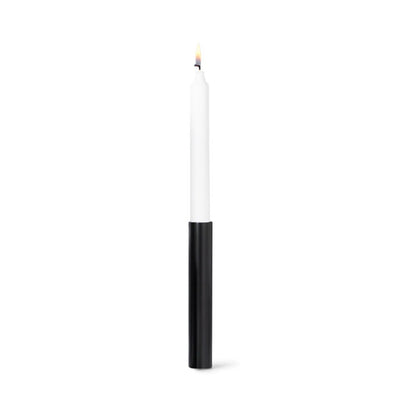 Slim Light Candlestick Black - 17cm