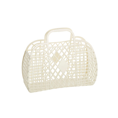 Retro Basket (Small) Cream
