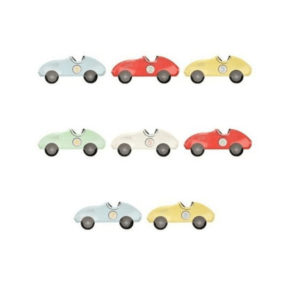 Race Car Plates Set of 8 – Boxfetti.ae