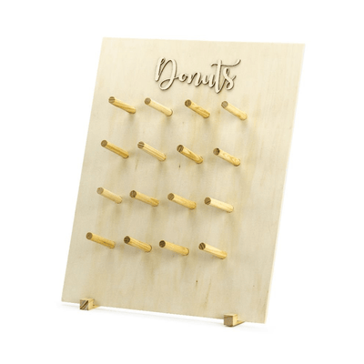 Donut Wall in Natural Wood