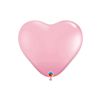 11" Pink Heart Latex Balloon