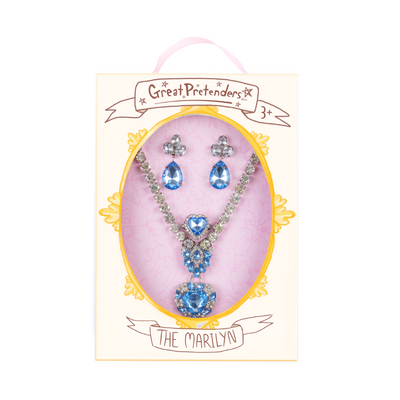 The Marilyn Blue/Silver 4 Piece Set