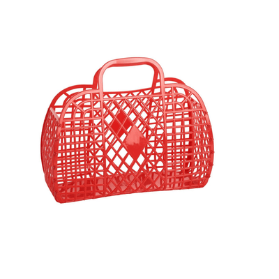 Retro Basket (Small) Red