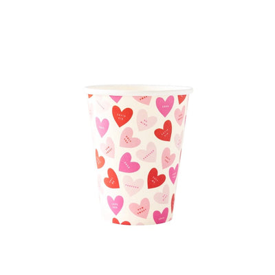 Hearts Cups Set of 8