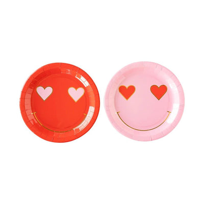 Heart Eyes Plates Set of 8