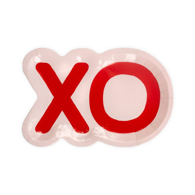 XOXO Shaped Paper Plates