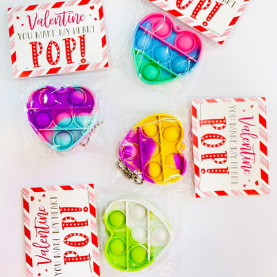 Heart Fidget Pop It