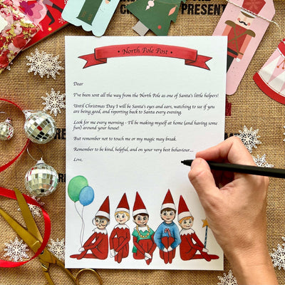 Elf Letter - FREE printable