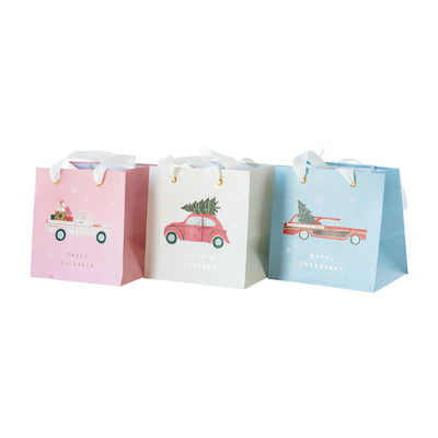 Retro Transportation Mini Gift Bags Set of 6
