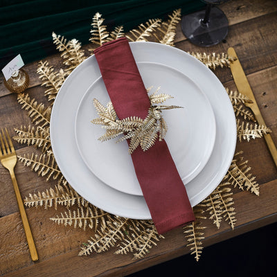 Gold Fern Place Mats Set of 4